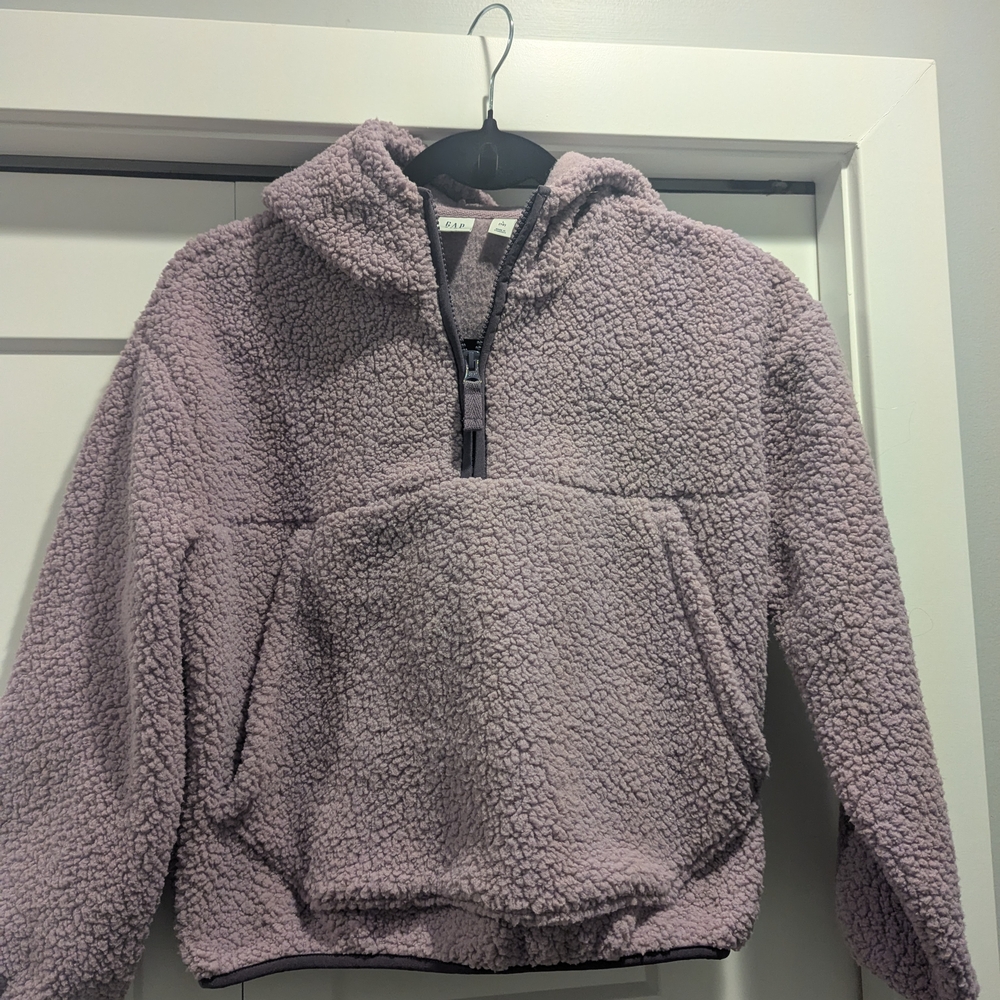 GAP Kids Purple Sherpa Hoodie